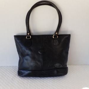 Cobb & Co. Black Leather Bag